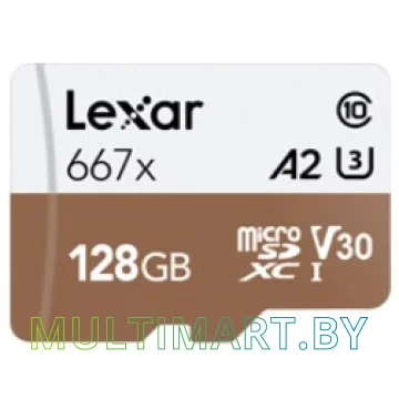 Карта памяти Lexar LSDMI128B667A microSDXC 128GB + адаптер
